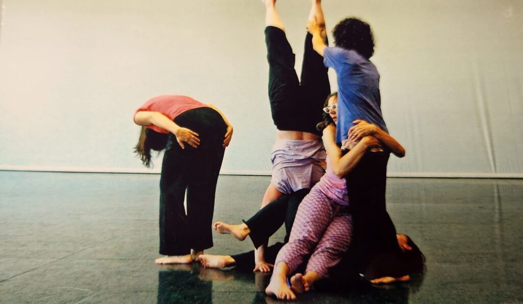 Teague and other professors on the east coast share methods of teaching Contact Improvisation in academia.